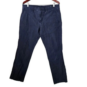 Bonobos Chino Dress Pant Men Pants 35 Blue Navy Straight Leg